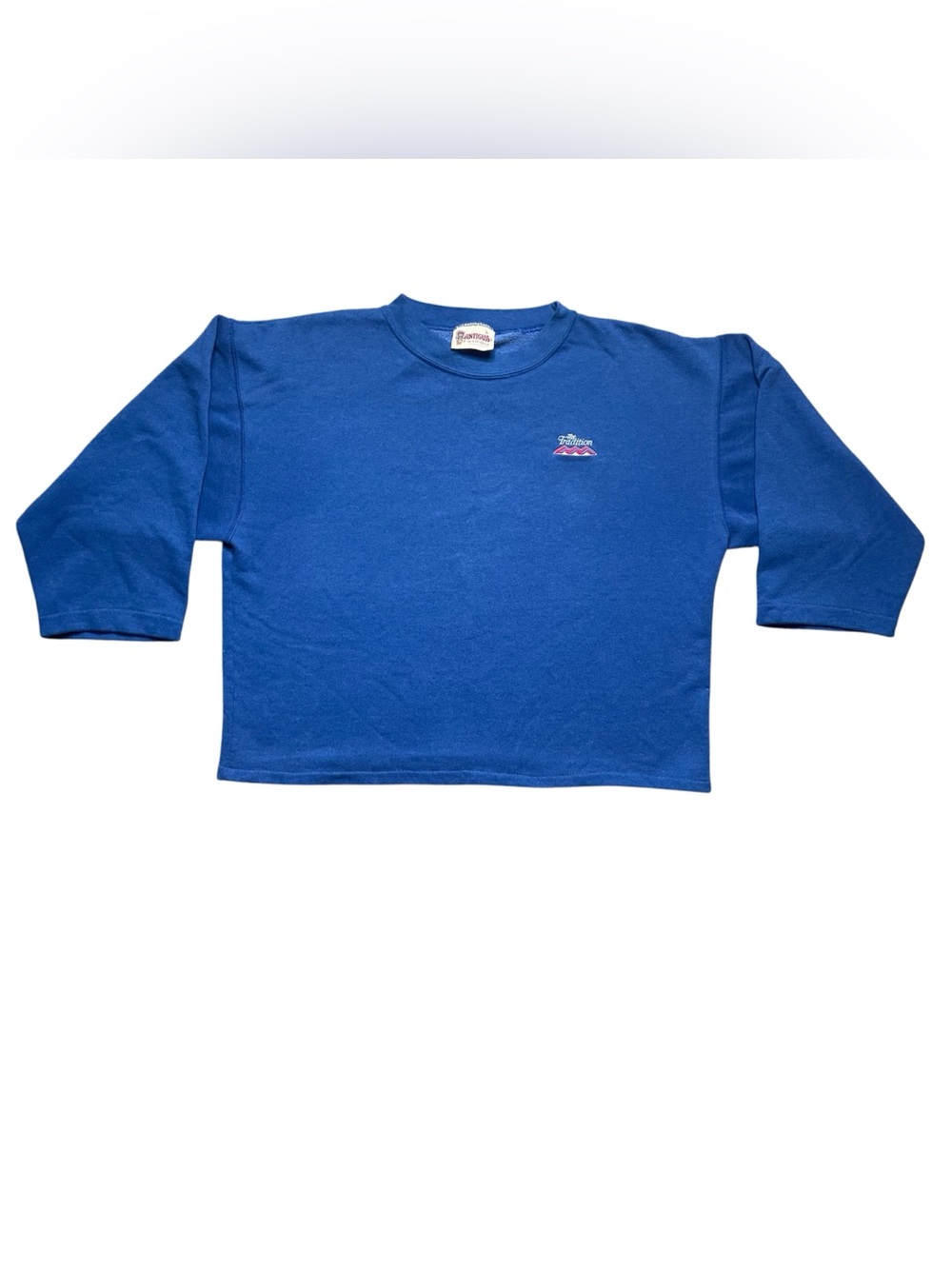 Antigua of Scottsdale vintage blue “The Tradition” half sleeve sweater L